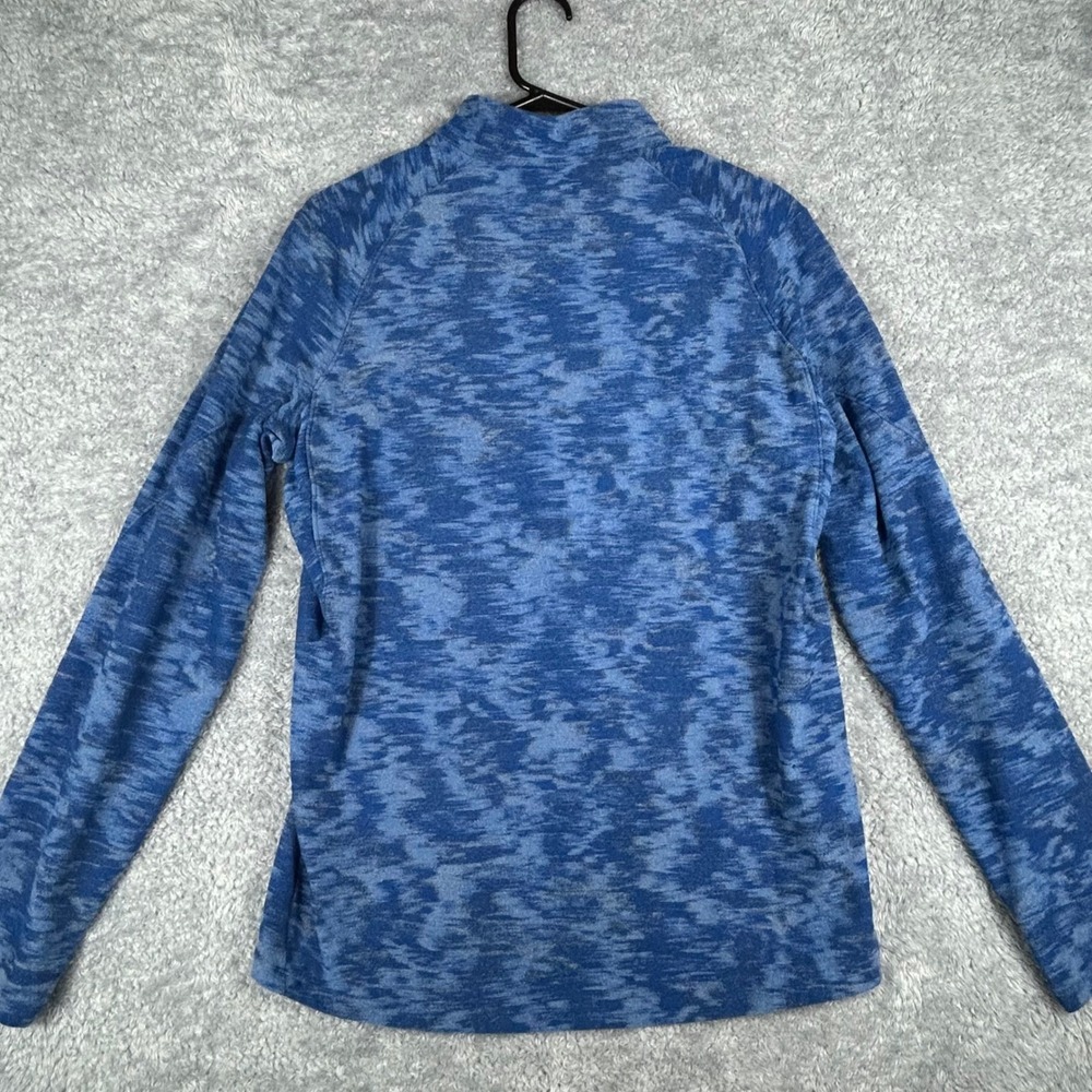Lululemon Surge Warm Fleece Mens Blue Camo Quarter Zip Pullover Size Medium - Picture 5 of 8